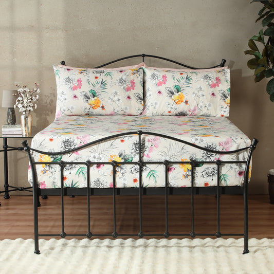 200TC PERCALE ORGANIC PRINTED SHEET SET - PRAIRIE