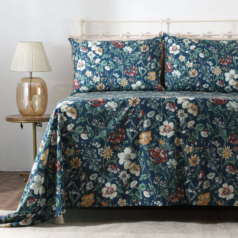 Organic Cotton 200 TC Printed Sheets Sets