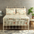 200TC PERCALE ORGANIC PRINTED SHEET SET - EDWINA