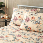 ORGANIC COTTON 200TC PERCALE PRINTED SHEET SET - MIA