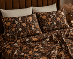 ORGANIC COTTON 200TC PERCALE PRINTED SHEET SET - EMBER GARDEN