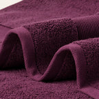 ORGANIC TOWELS 650 GSM "THE ESSENTIALS" SET - ITALIAN PLUM