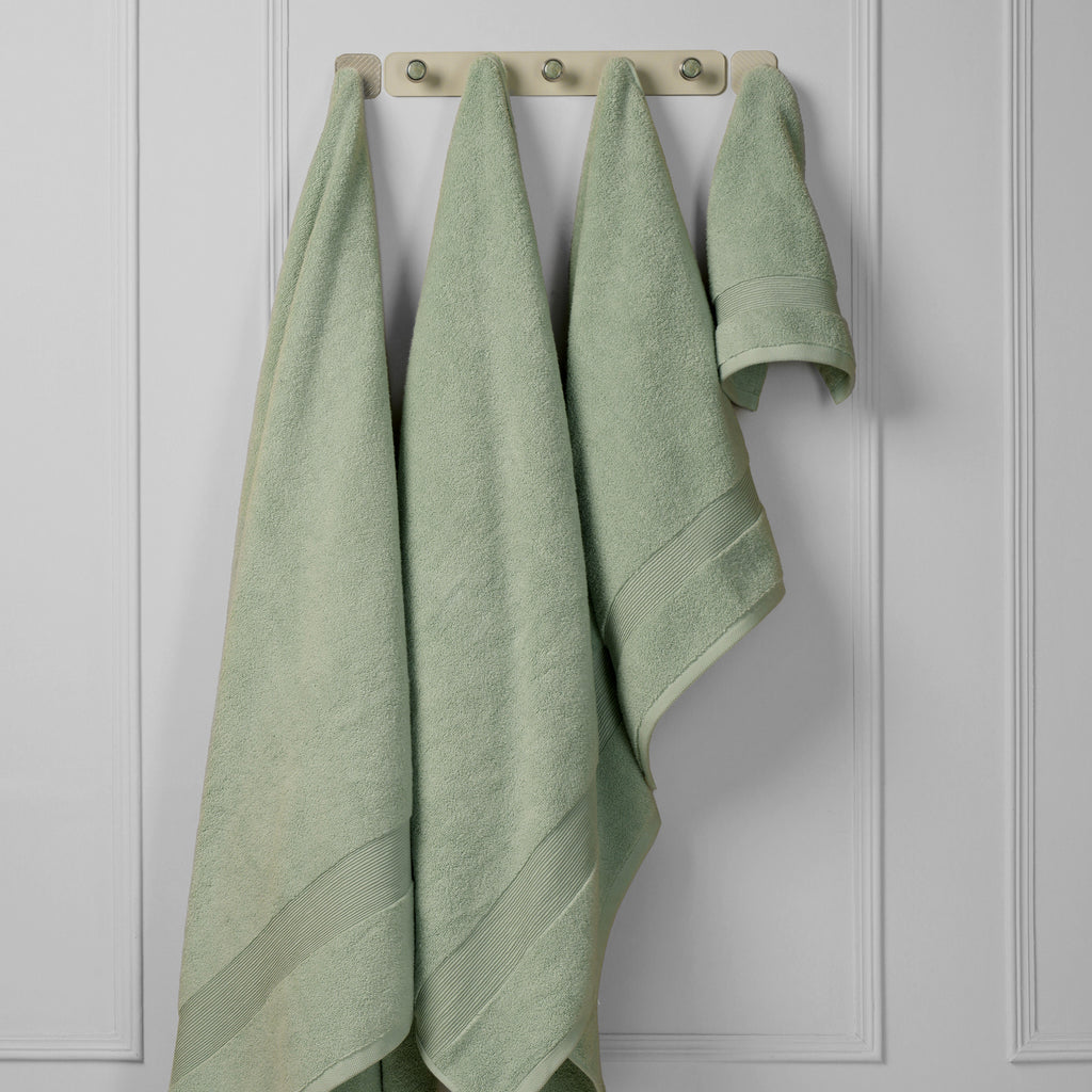 ORGANIC TOWELS 650 GSM "THE ESSENTIALS" SET - JADE