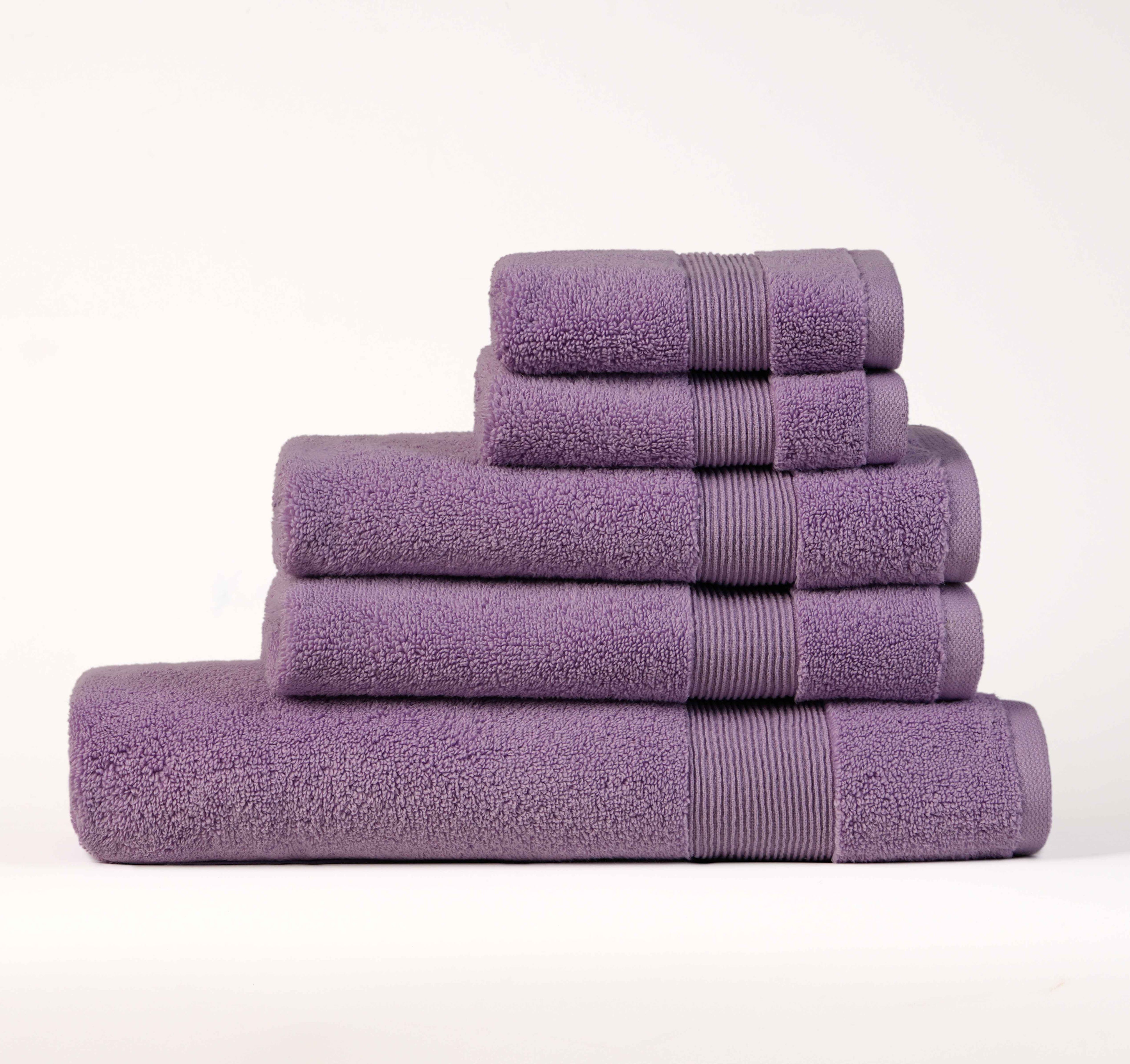 Organic Cotton 650 GSM Bath Towel - Lilac Breeze