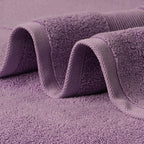 ORGANIC TOWELS 650 GSM "THE ESSENTIALS" SET - LILAC BREEZE