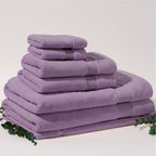 ORGANIC TOWELS 650 GSM "THE FULL HOUSE" SET - LILAC BREEZE