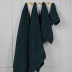 ORGANIC TOWELS 650 GSM "THE ESSENTIALS" SET - PEACOCK