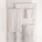 ORGANIC TOWELS 650 GSM "THE FULL HOUSE" SET - PEARL WHITE