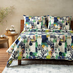 SAFARI 200 TC PERCALE 100% ORGANIC COTTON PRINTED DUVET COVER SET