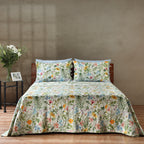 GARDEN WALK COTTON PERCALE REVERSIBLE DOHAR SET