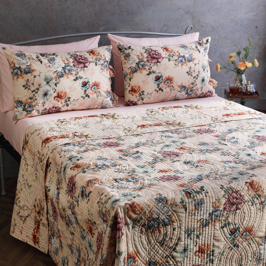 MIA COTTON PERCALE REVERSIBLE DOHAR SET