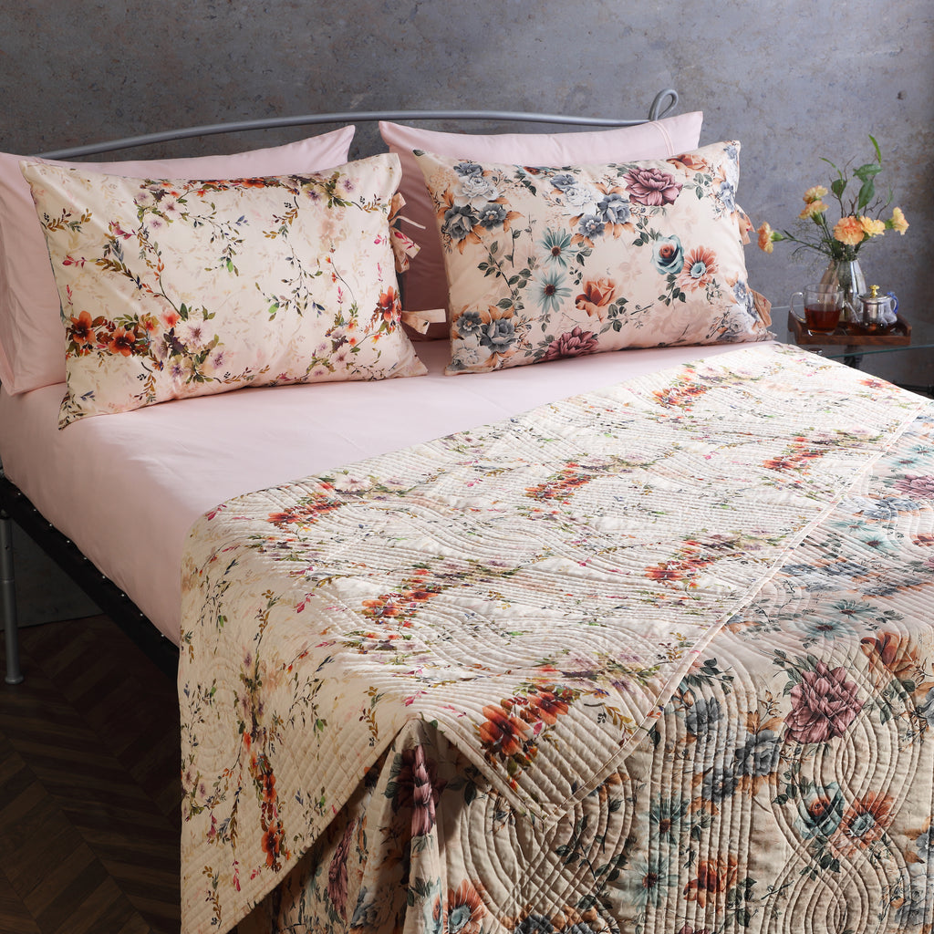 MIA COTTON PERCALE REVERSIBLE DOHAR SET