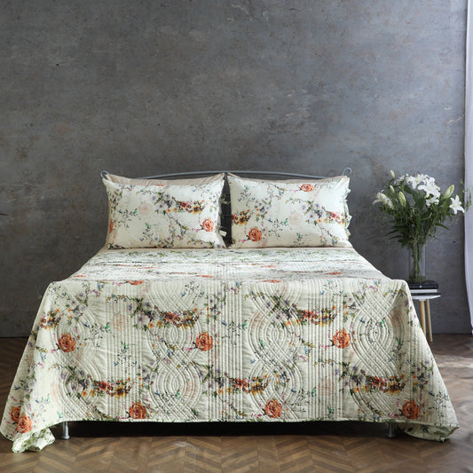 EDWINA COTTON PERCALE REVERSIBLE DOHAR SET
