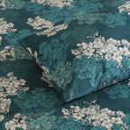 200TC PERCALE ORGANIC PRINTED SHEET SET - HYDRANGEA