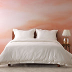 Luxury ivory oxford pillowcase set on a made bed – 600 TC organic cotton, soft and breathable, Whites of London India