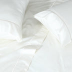 BAMBOO COTTON 300TC EMBROIDERED SHEET SET - IVORY