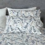 ORGANIC COTTON 200TC PERCALE PRINTED SHEET SET - FOREST DANCE