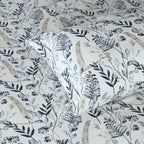 ORGANIC COTTON 200TC PERCALE PRINTED SHEET SET - FOREST DANCE