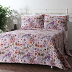 COTTON REVERSIBLE BEDSPREAD SET - FLUTTER