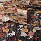 COTTON REVERSIBLE BEDSPREAD SET - EMBER GARDEN