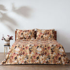 COTTON REVERSIBLE BEDSPREAD SET - EMBER GARDEN