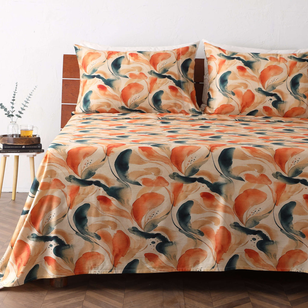 BAMBOO COTTON 300TC PRINTED SHEET SET - MIRAGE