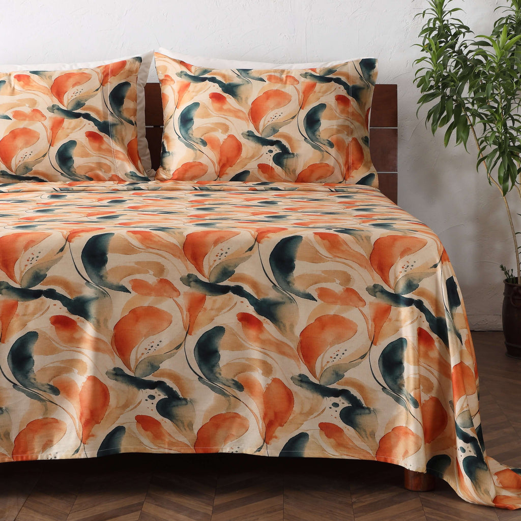 BAMBOO COTTON 300TC PRINTED SHEET SET - MIRAGE