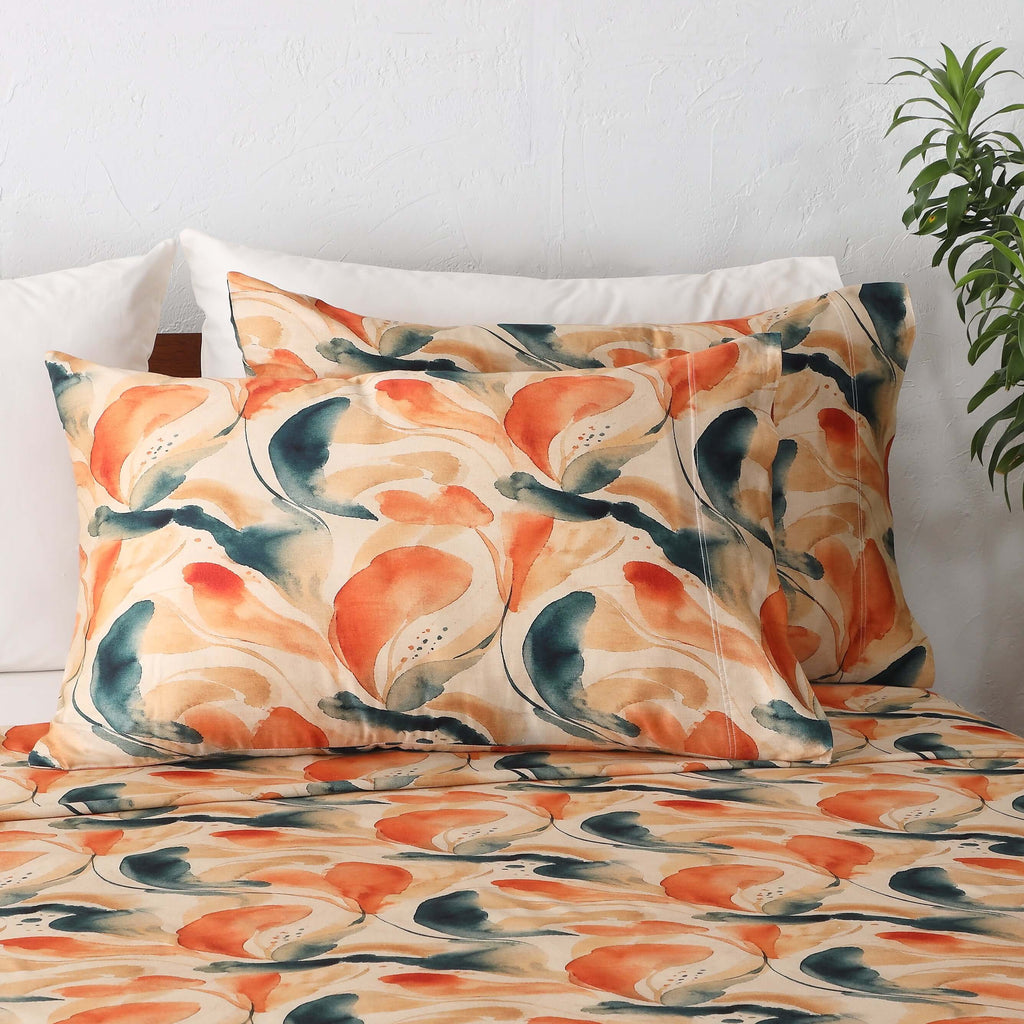BAMBOO COTTON 300TC PRINTED SHEET SET - MIRAGE