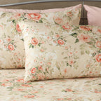 200TC PERCALE ORGANIC PRINTED SHEET SET - ROSETTE