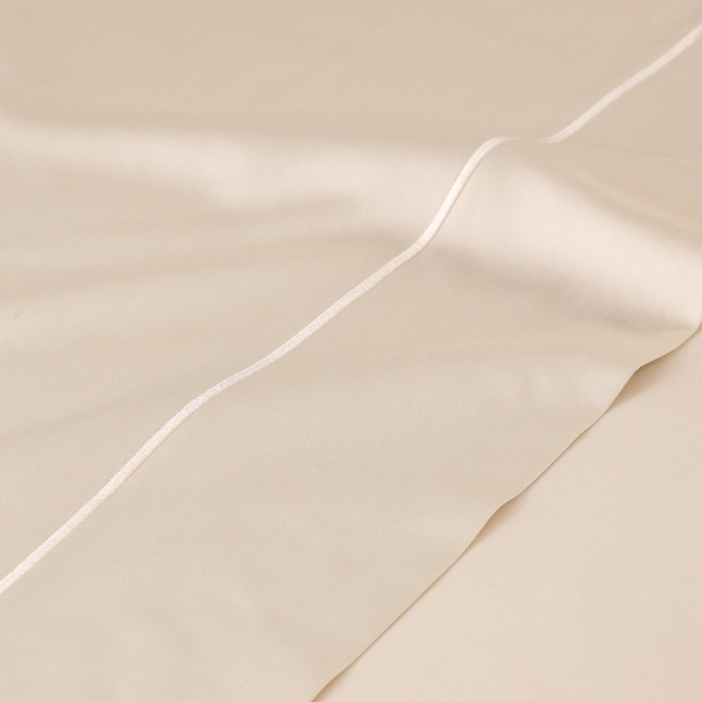 300TC BAMBOO COTTON EMBROIDERED SHEET SET - IVORY