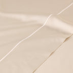 300TC BAMBOO COTTON EMBROIDERED SHEET SET - IVORY