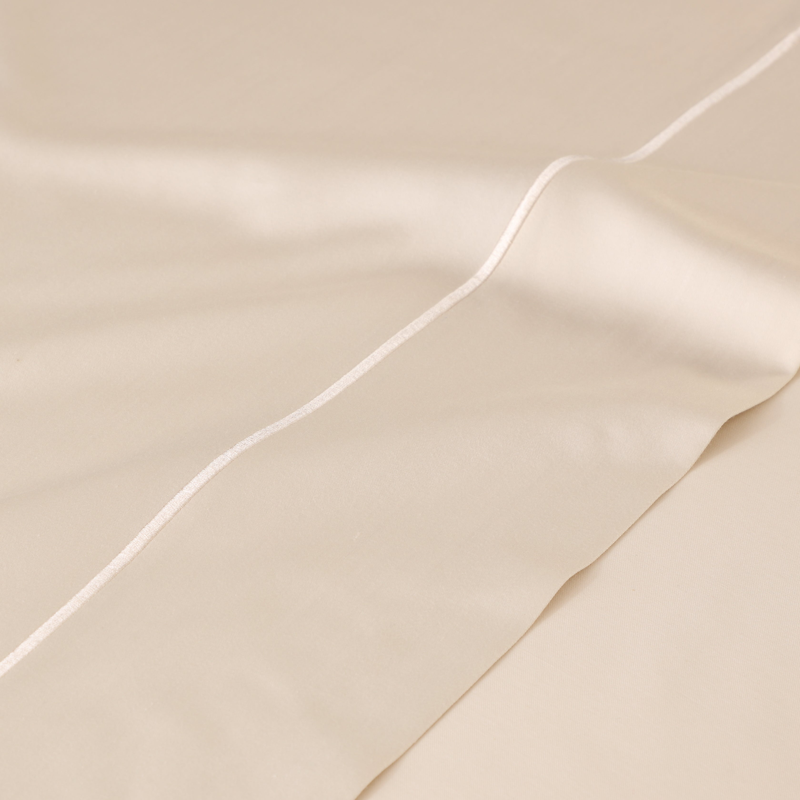 300TC BAMBOO COTTON EMBROIDERED SHEET SET - IVORY