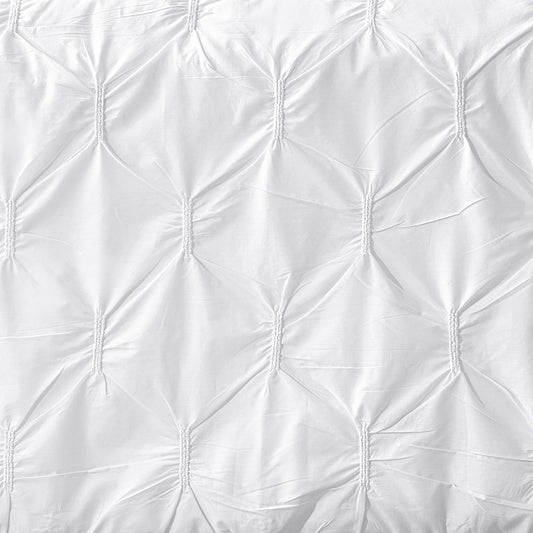 SILHOUETTE 200 TC PERCALE 100% ORGANIC COTTON EMBROIDERED DUVET COVER SET