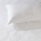 HEIRLOOM 100% PURE LINEN DUVET COVER SET - WHISPER WHITE