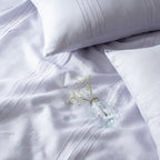 HEIRLOOM 100% PURE LINEN DUVET COVER SET - LAVENDER BLUSH