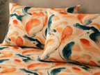 BAMBOO COTTON 300TC PRINTED FITTED SHEET SET - MIRAGE