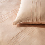 HEIRLOOM 100% PURE LINEN DUVET COVER SET - PEACH BLOSSOM